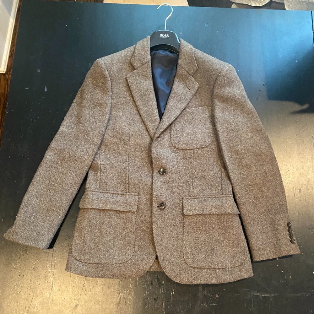 NWT 100% Pure Wool Mens Harris Tweed Jacket JCrew